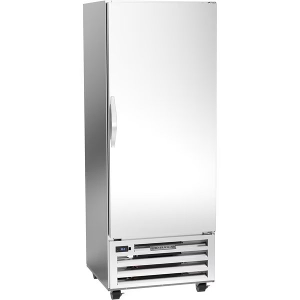Reach In Refrigerator, Single Section, Solid Door, 16.85 Cu. Ft., Beverage-Air, Mfr#: RI18HC